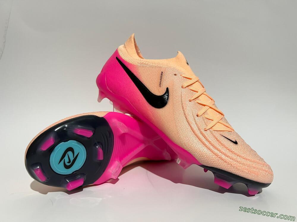 Nike Phantom Luna Elite FG Low-Tops Soccer Cleats - Pink/Black/Blue
