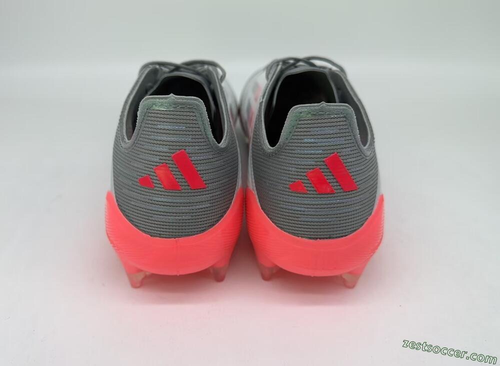 Adidas F50 Elite FG Low-Tops Soccer Cleats - White/Silver/Red/Black