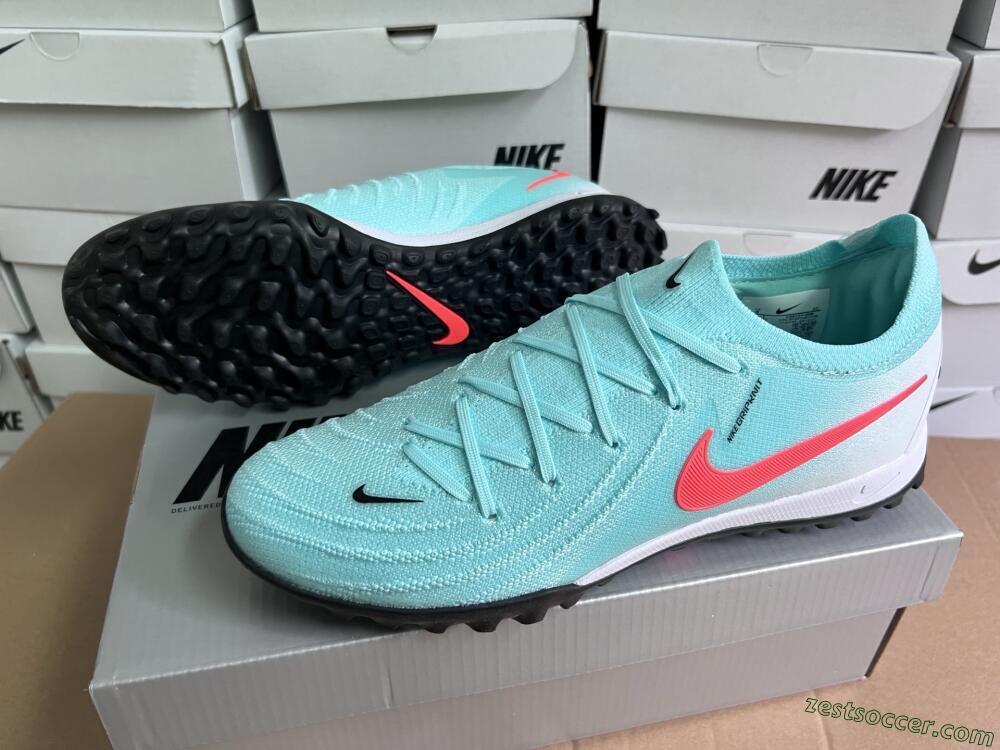 Nike Phantom Luna Elite TF Low-Tops Soccer Shoes - Jade/Red/White