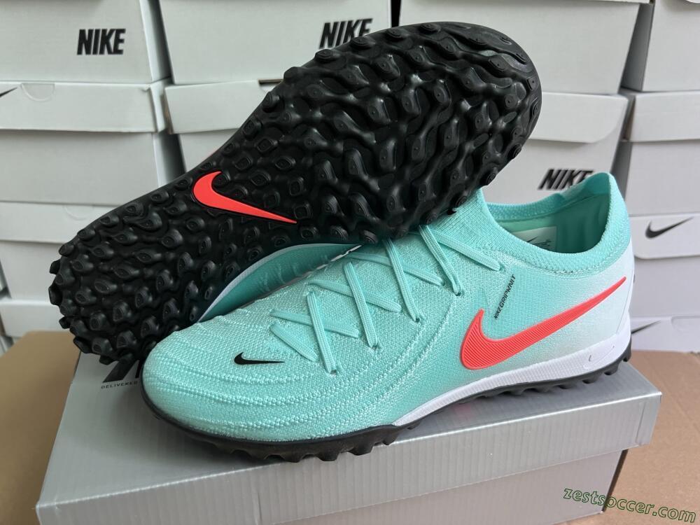 Nike Phantom Luna Elite TF Low-Tops Soccer Shoes - Jade/Red/White