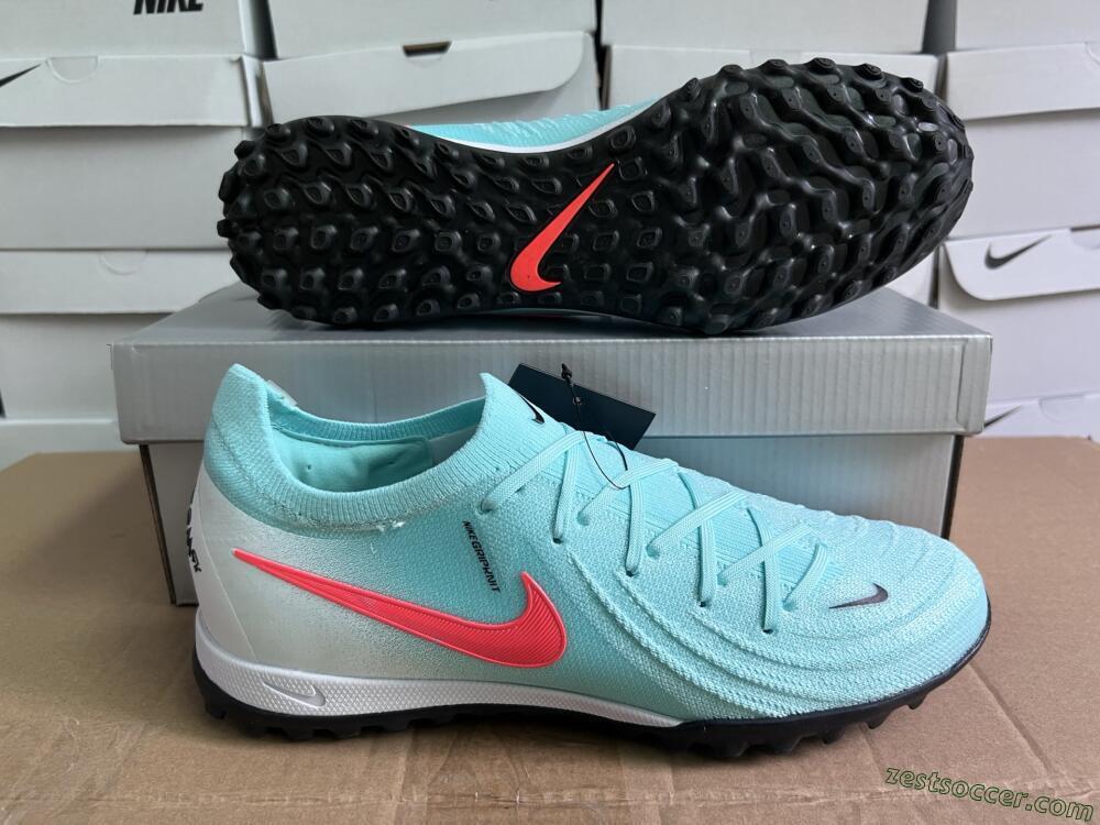 Nike Phantom Luna Elite TF Low-Tops Soccer Shoes - Jade/Red/White