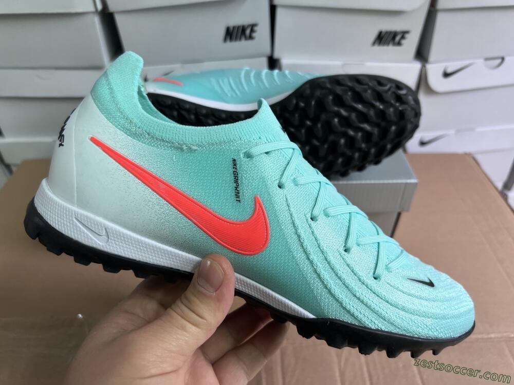 Nike Phantom Luna Elite TF Low-Tops Soccer Shoes - Jade/Red/White