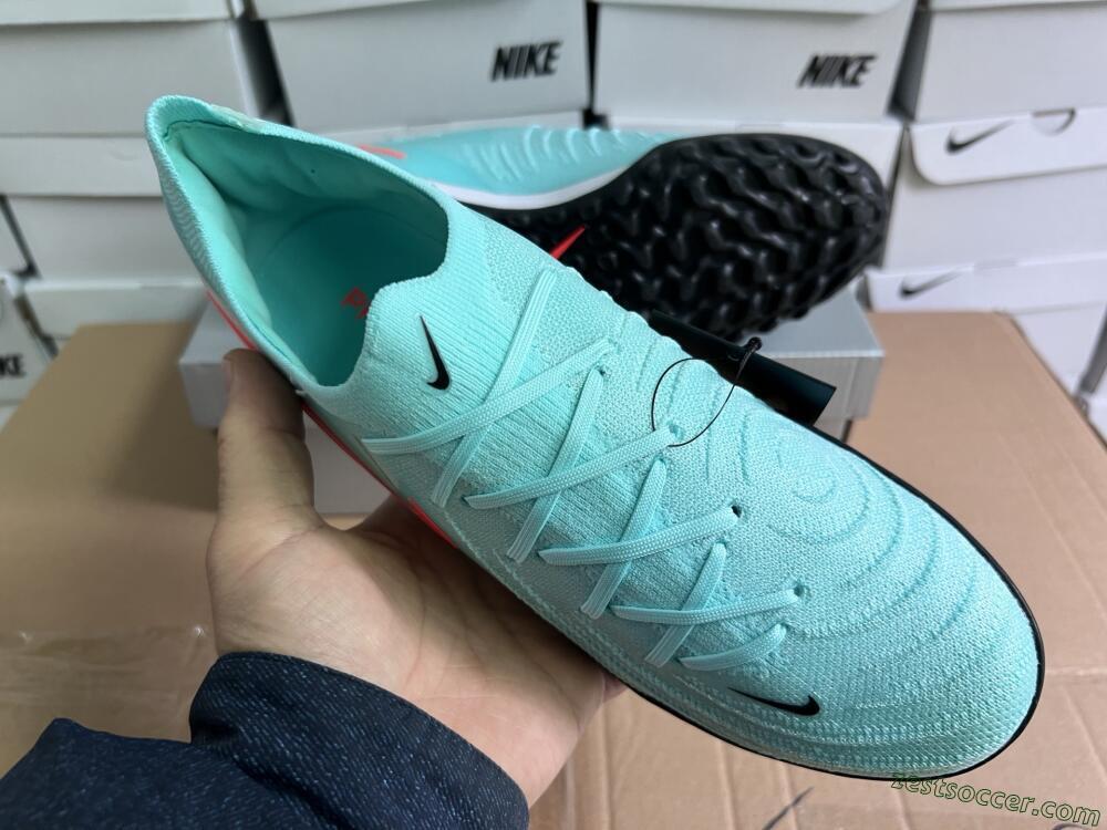 Nike Phantom Luna Elite TF Low-Tops Soccer Shoes - Jade/Red/White