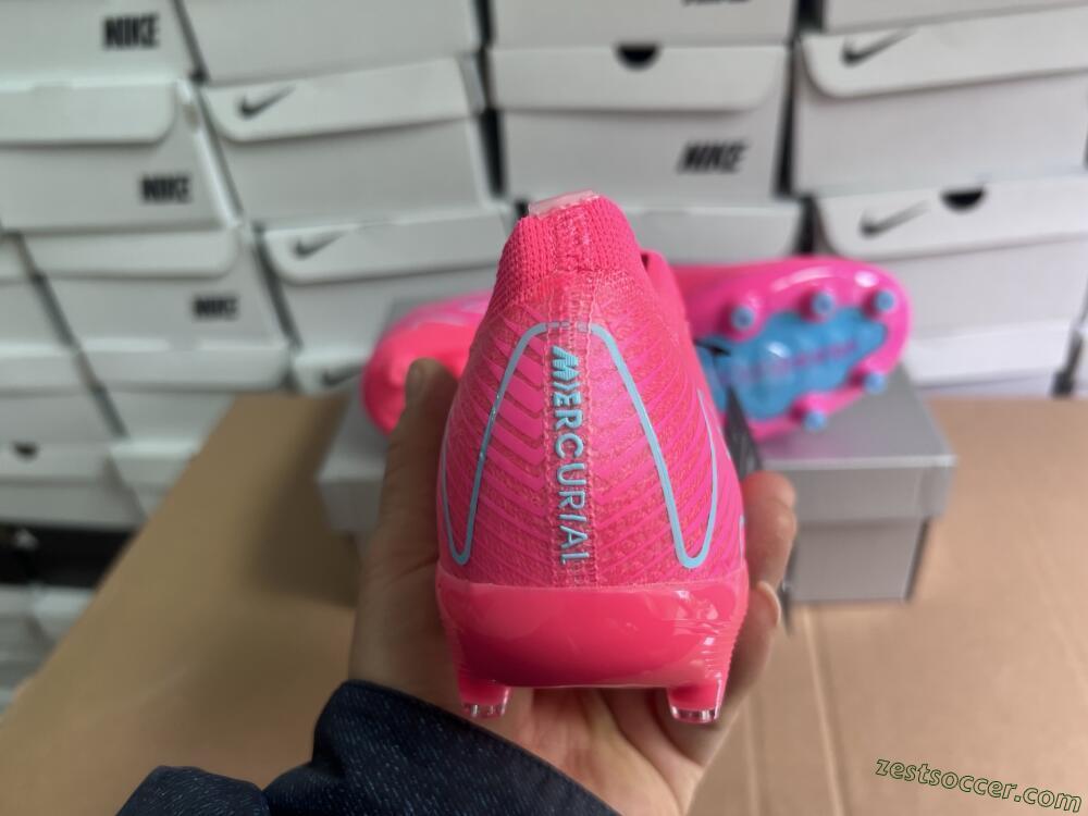 Nike Air Zoom Mercurial Vapor 16 Elite AG Low-Tops Soccer Cleats - Pink/Jade
