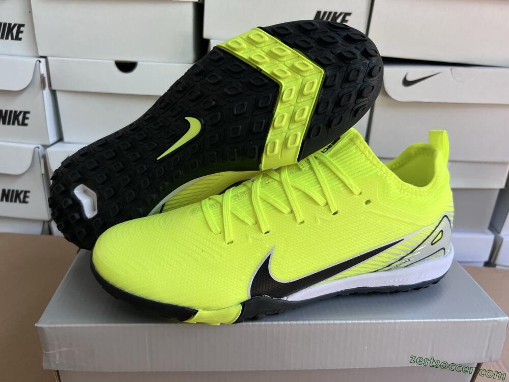 Nike Air Zoom Mercurial Vapor 16 Elite TF Low-Tops Soccer Shoes - Yellow/Black/Silver