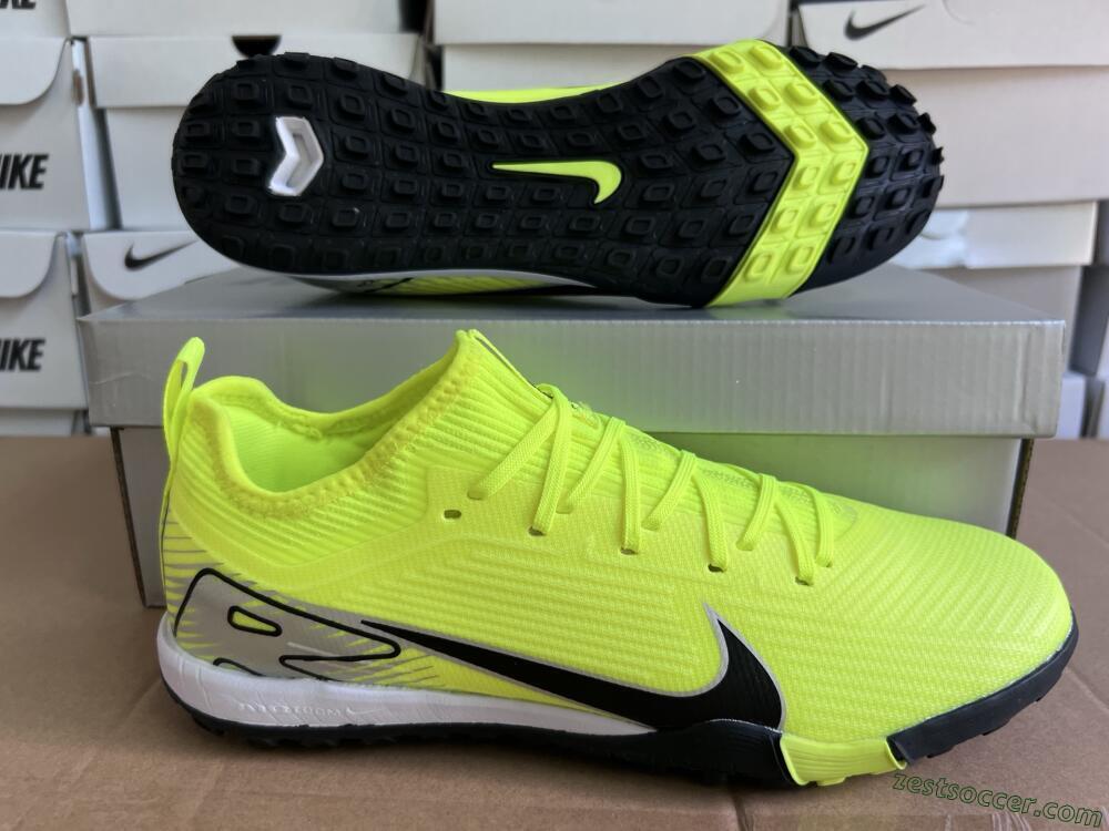 Nike Air Zoom Mercurial Vapor 16 Elite TF Low-Tops Soccer Shoes - Yellow/Black/Silver