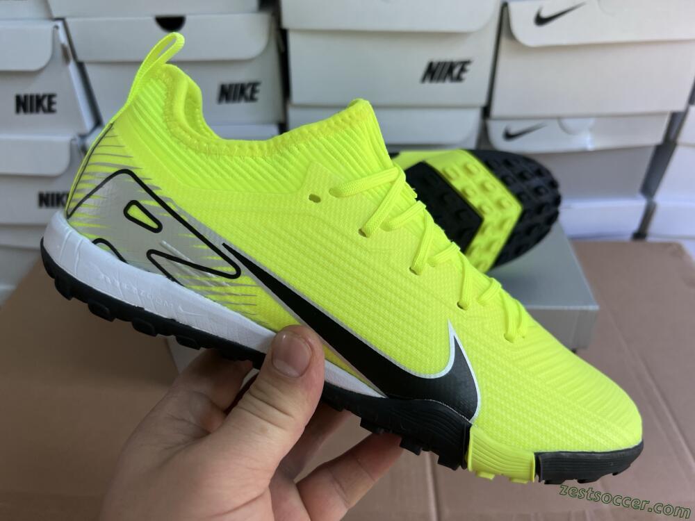 Nike Air Zoom Mercurial Vapor 16 Elite TF Low-Tops Soccer Shoes - Yellow/Black/Silver