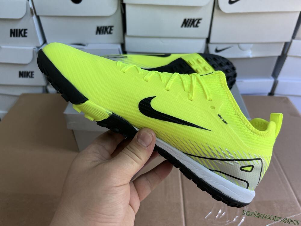Nike Air Zoom Mercurial Vapor 16 Elite TF Low-Tops Soccer Shoes - Yellow/Black/Silver