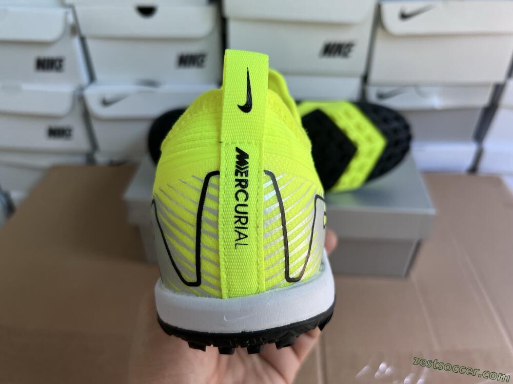 Nike Air Zoom Mercurial Vapor 16 Elite TF Low-Tops Soccer Shoes - Yellow/Black/Silver