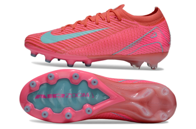 Nike Air Zoom Mercurial Vapor 16 Elite AG Low-Tops Soccer Cleats - Pink/Jade