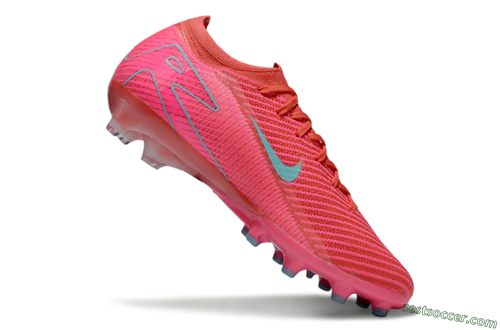 Nike Air Zoom Mercurial Vapor 16 Elite AG Low-Tops Soccer Cleats - Pink/Jade 4