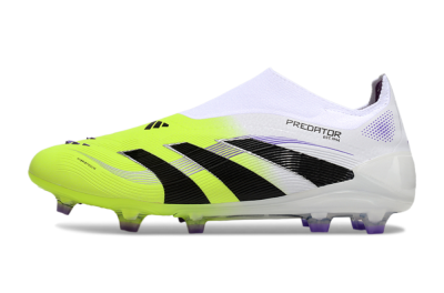 Adidas Predator Elite 25 Laceless FG Low-Tops Soccer Cleats - Yellow/Black/White
