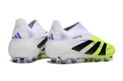 Adidas Predator Elite 25 Laceless FG Low-Tops Soccer Cleats - Yellow/Black/White