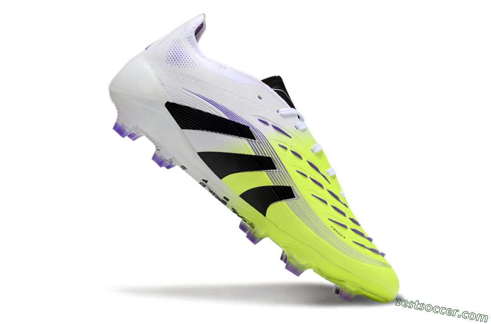Adidas Predator Elite 25 FG Low-Tops Soccer Cleats - Yellow/Black/White 4