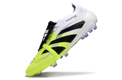 Adidas Predator Elite 25 Foldover Tongue FG Low-Tops Soccer Cleats - Yellow/Black/White