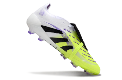 Adidas Predator Elite 25 Foldover Tongue FG Low-Tops Soccer Cleats - Yellow/Black/White