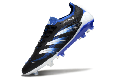 Adidas Predator Elite 25 FG Low-Tops Soccer Cleats - Black/Blue/White