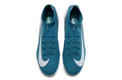Nike Air Zoom Mercurial Superfly 10 Elite TF High-Tops Soccer Shoes - Blue/White