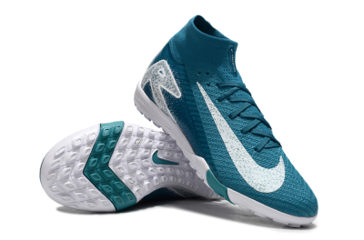 Nike Air Zoom Mercurial Superfly 10 Elite TF High-Tops Soccer Shoes - Blue/White