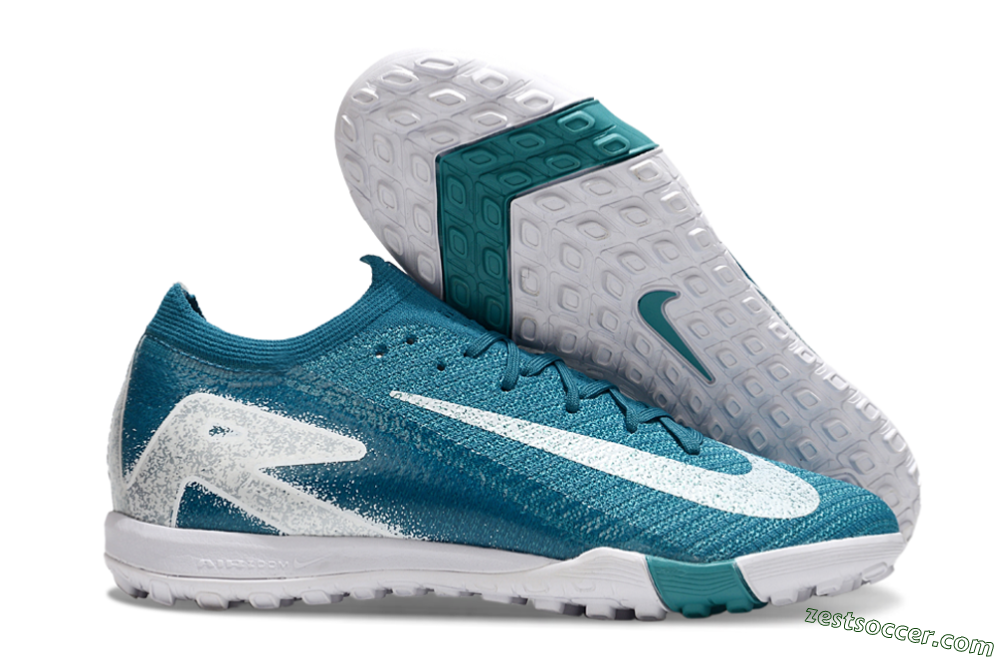 Nike Air Zoom Mercurial Vapor 16 Elite TF Low-Tops Soccer Shoes - Blue/White 0