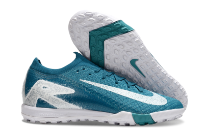 Nike Air Zoom Mercurial Vapor 16 Elite TF Low-Tops Soccer Shoes - Blue/White
