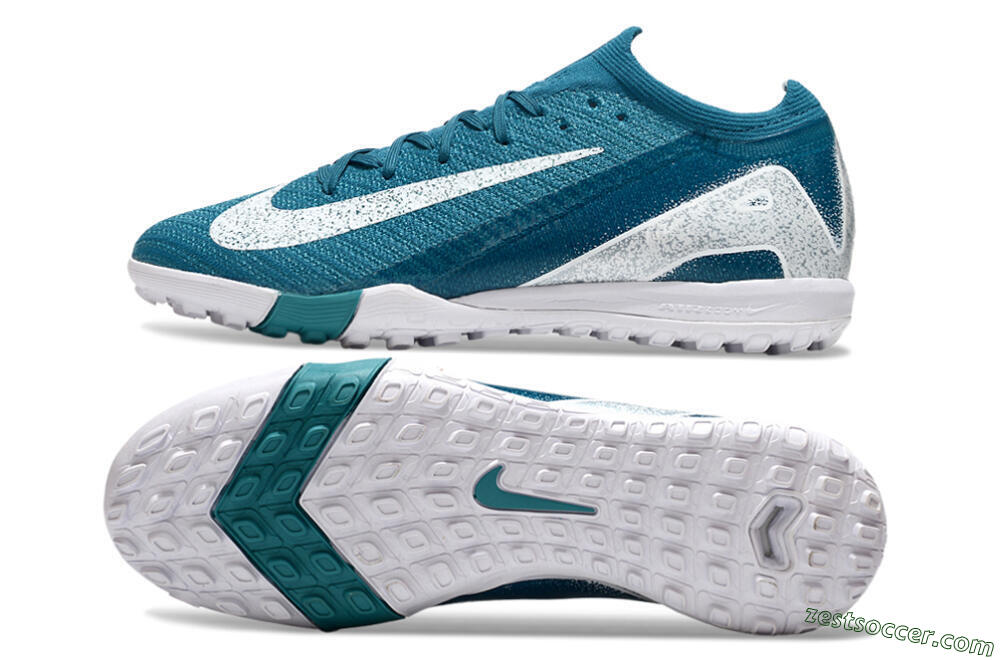 Nike Air Zoom Mercurial Vapor 16 Elite TF Low-Tops Soccer Shoes - Blue/White 1