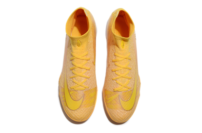 Nike Air Zoom Mercurial Superfly 10 Elite TF High-Tops Soccer Shoes - Yellow/White