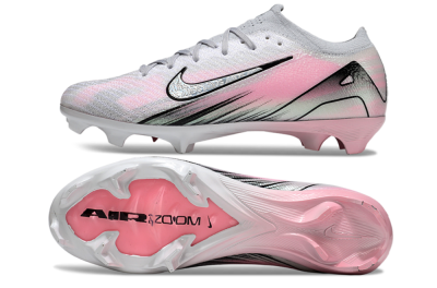 Nike Air Zoom Mercurial Vapor 16 Elite FG Low-Tops Soccer Cleats - Silver/Pink/Black