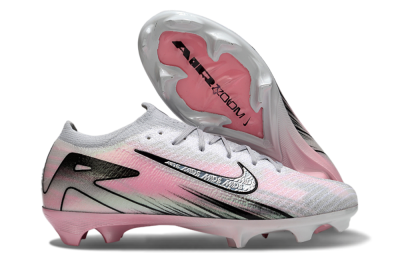 Nike Air Zoom Mercurial Vapor 16 Elite FG Low-Tops Soccer Cleats - Silver/Pink/Black