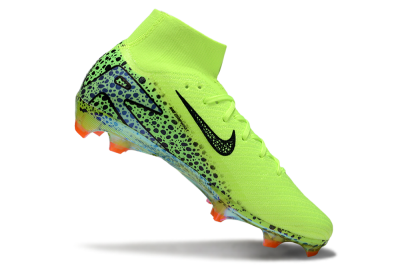 Nike Air Zoom Mercurial Superfly 10 Elite FG High-Tops Soccer Cleats - Yellow/Black/Leopard