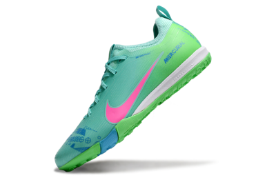 Nike Air Zoom Mercurial Vapor 16 Pro TF Low-Tops Soccer Shoes - Yellow/Pink/Blue