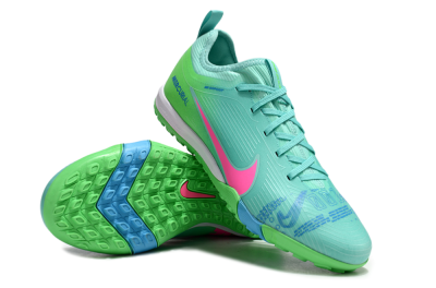 Nike Air Zoom Mercurial Vapor 16 Pro TF Low-Tops Soccer Shoes - Yellow/Pink/Blue