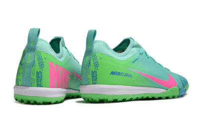Nike Air Zoom Mercurial Vapor 16 Pro TF Low-Tops Soccer Shoes - Yellow/Pink/Blue