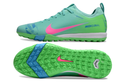 Nike Air Zoom Mercurial Vapor 16 Pro TF Low-Tops Soccer Shoes - Yellow/Pink/Blue