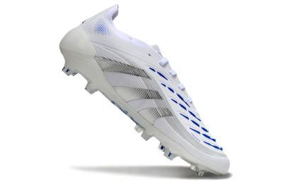 Adidas Predator Elite 25 FG Low-Tops Soccer Cleats - White/Blue/Black