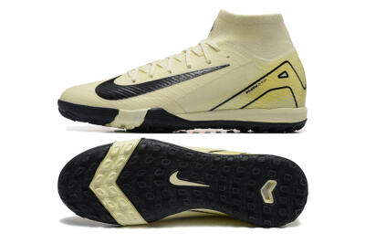 Nike Air Zoom Mercurial Superfly 10 Elite TF High-Tops Soccer Shoes - Beige/Black