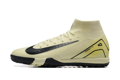 Nike Air Zoom Mercurial Superfly 10 Elite TF High-Tops Soccer Shoes - Beige/Black