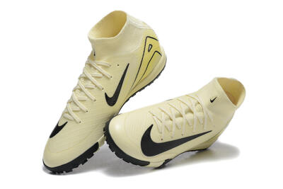 Nike Air Zoom Mercurial Superfly 10 Elite TF High-Tops Soccer Shoes - Beige/Black