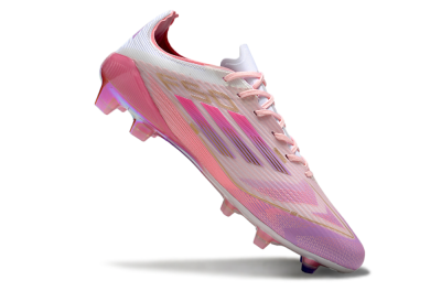 Adidas F50 Elite 304 FG Low-Tops Soccer Cleats - Pink/Purple/Gold