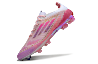 Adidas F50 Elite 304 FG Low-Tops Soccer Cleats - Pink/Purple/Gold