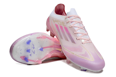 Adidas F50 Elite 304 FG Low-Tops Soccer Cleats - Pink/Purple/Gold