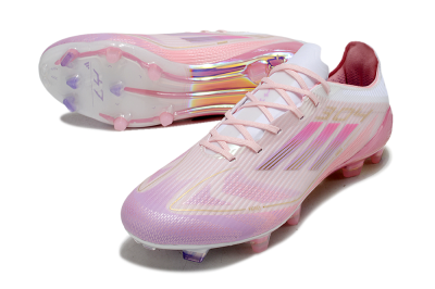 Adidas F50 Elite 304 FG Low-Tops Soccer Cleats - Pink/Purple/Gold