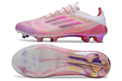 Adidas F50 Elite 304 FG Low-Tops Soccer Cleats - Pink/Purple/Gold