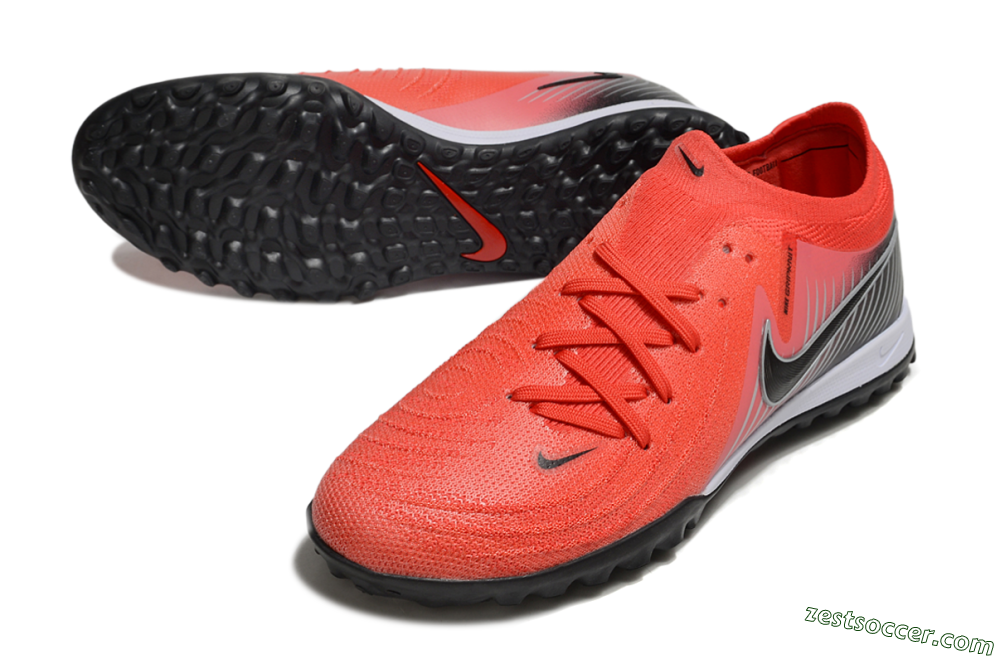 Nike Phantom GX 2 Elite TF Low-Tops Soccer Shoes - Red/Black/White 3