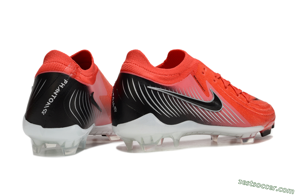 Nike Phantom Luna Elite FG Low-Tops Soccer Cleats - Red/Black/White 6