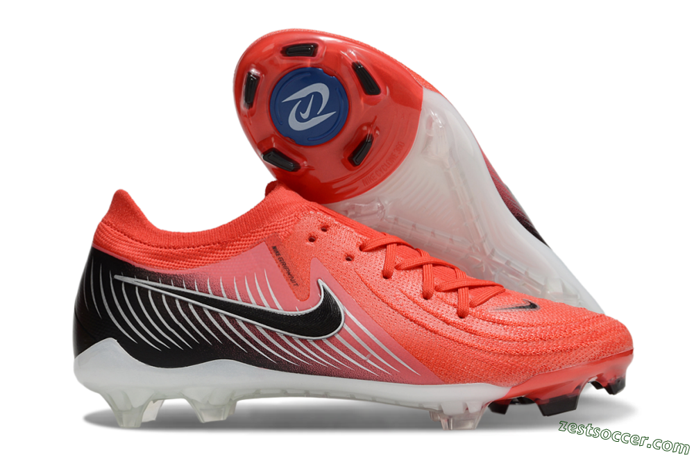 Nike Phantom Luna Elite FG Low-Tops Soccer Cleats - Red/Black/White 0