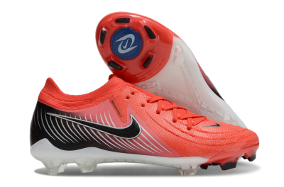 Nike Phantom Luna Elite FG Low-Tops Soccer Cleats - Red/Black/White