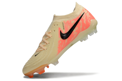 Nike Phantom Luna Elite FG Low-Tops Soccer Cleats - Yellow/Pink/Black