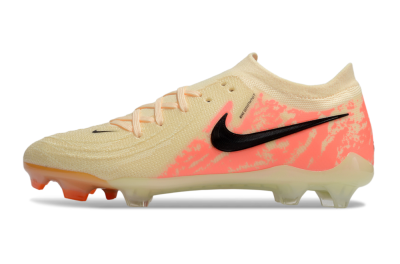 Nike Phantom Luna Elite FG Low-Tops Soccer Cleats - Yellow/Pink/Black