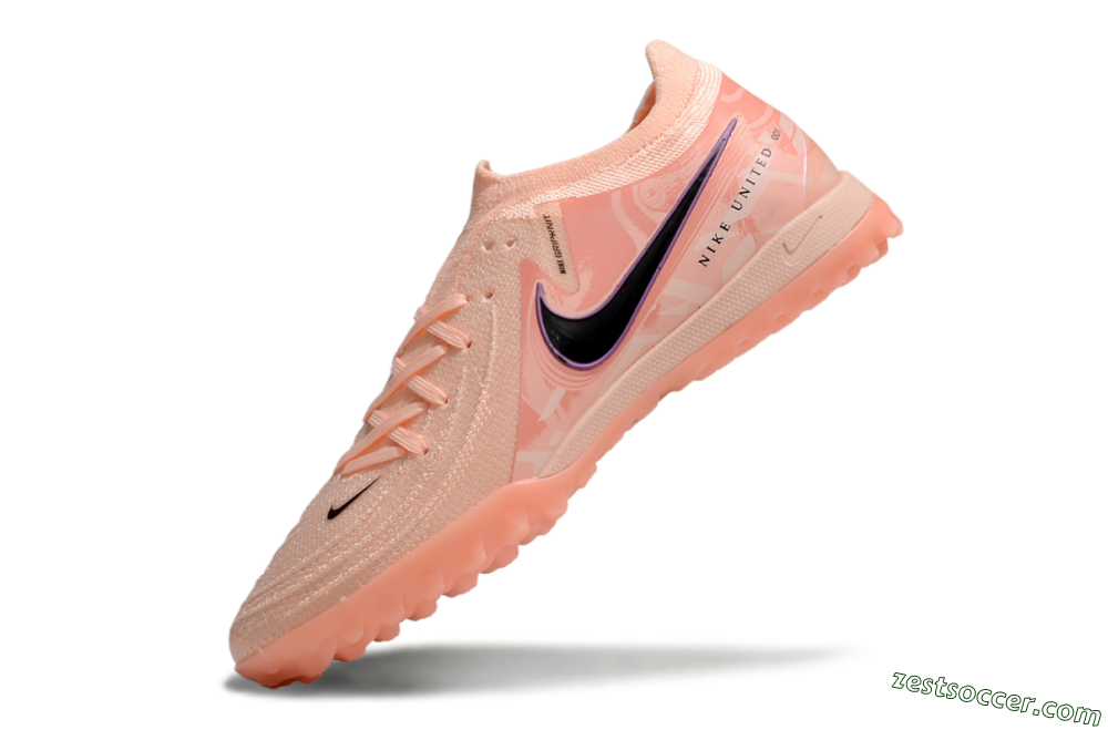 Nike Phantom GX 2 Elite TF Low-Tops Soccer Shoes - Pink/Black/Purple 5
